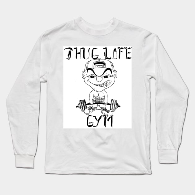 Thug Life Gym Long Sleeve T-Shirt by salesgod